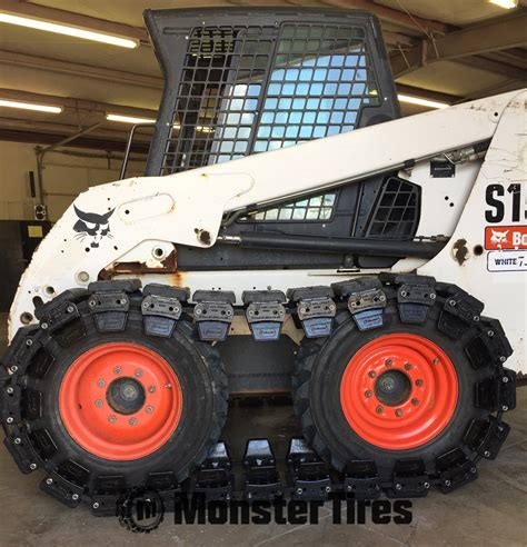 over wheel tracks skid steer|bobcat rubber tracks over tires.